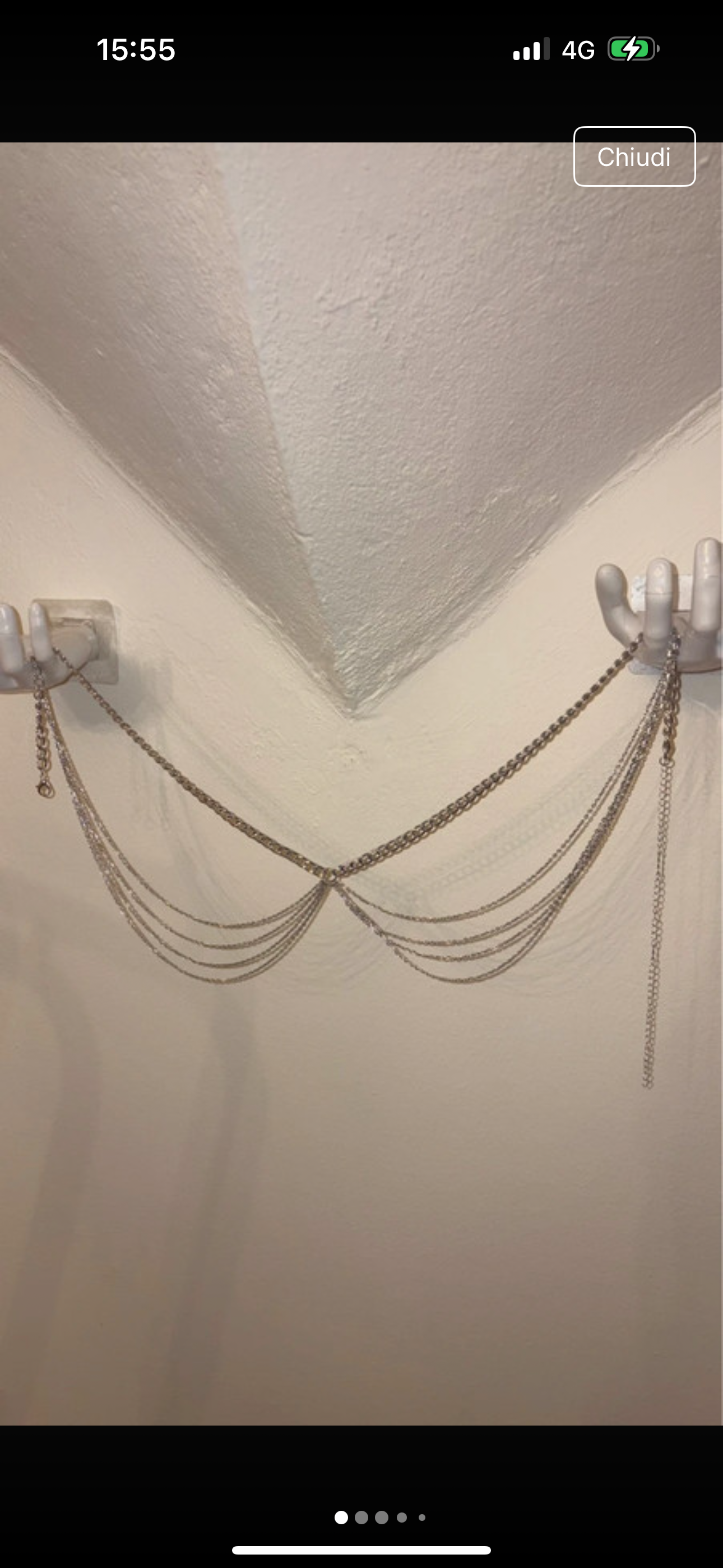 Cinturino color argento